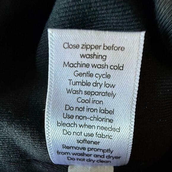 Athleta Track Tux Tight Womens Size Small Black/White Stripe - Picture 9 of 11